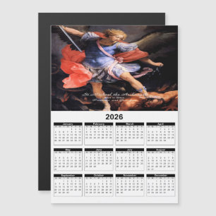 Erzengel Michael 2026 Kalender Magnetkarte