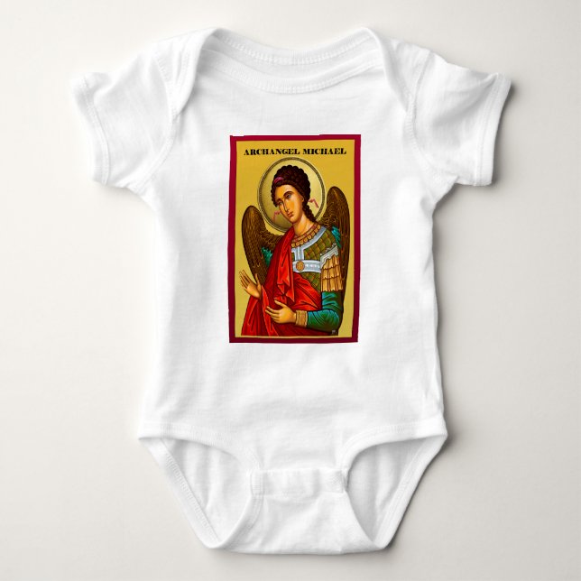 Erzengel Michael Baby Strampler (Vorderseite)