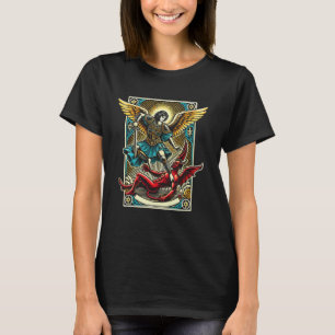 Erzengel Michael Gebet Katholisch T-Shirt