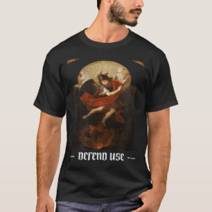 Erzengel Michael Katholisch Engel Verteidige Uns 1 T-Shirt