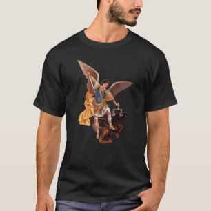 Erzengel Michael katholischer Engel beschütze uns T-Shirt