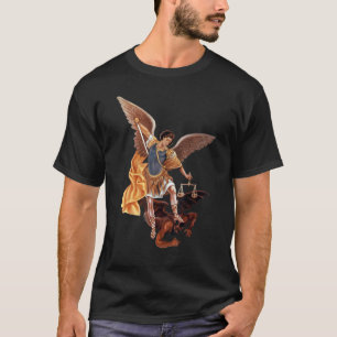 Erzengel Michael katholischer Engel beschütze uns T-Shirt
