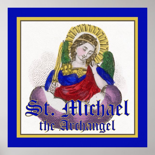 Erzengel Michael (M 009) Poster (Vorne)