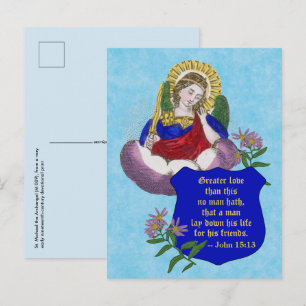 Erzengel Michael (M 009)  Postkarte