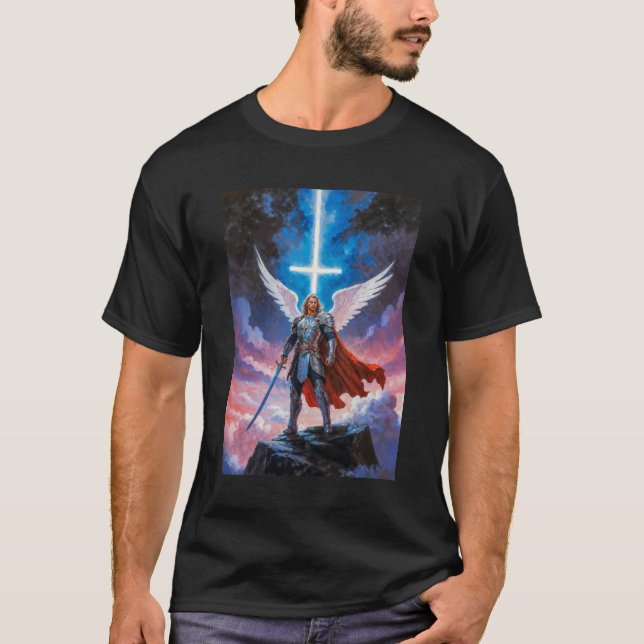 Erzengel Michael T-Shirt (Vorderseite)