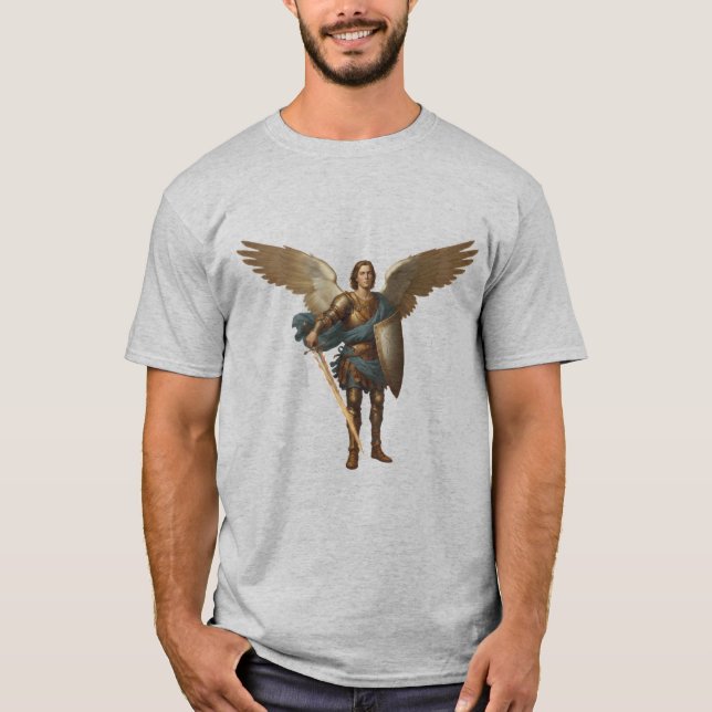 Erzengel Michael T-Shirt - Engel Michael Tshirt (Vorderseite)