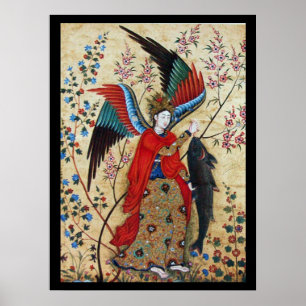ERZENGEL RAPHAEL UND DER FISCH POSTER