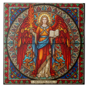 Erzengel Uriel Engel der Weisheit und Erleuchtung Fliese