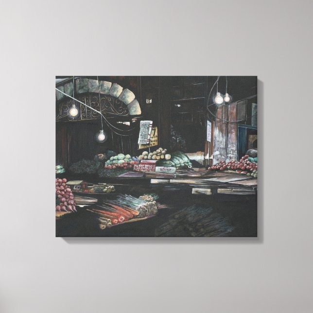 Erzeugnisse einer gequälten Ernte, Jerusalem Leinwanddruck (Vorderseite)