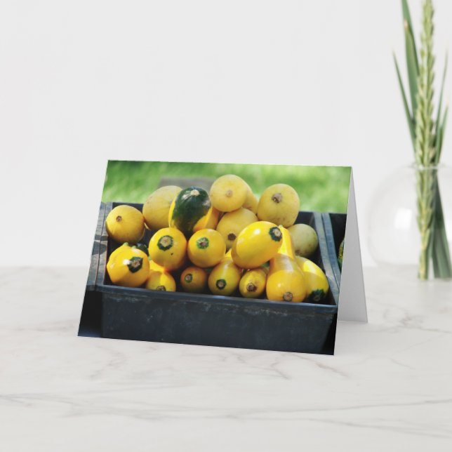 Erzeugung auf dem Bauernmarkt Karte (Vorderseite)