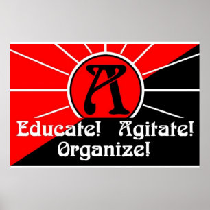 erziehen Sie aufregen organisieren Plakat