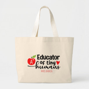 Erzieher der Tiny Humans Tote Tasche