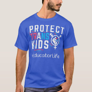 Erzieher schützen Trans Kids übersetzen LGBT-Stolz T-Shirt
