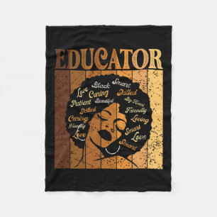Erzieherin Afro American Women Black History Fleecedecke