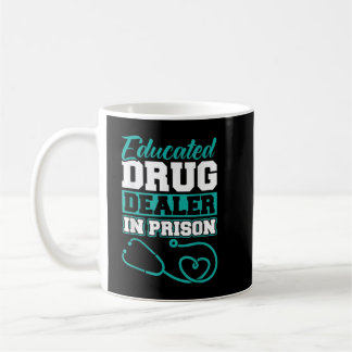 Erziehter Drogenhändler im Gefängnis - Korrekturhi Kaffeetasse