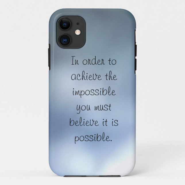 erzielen Sie den unmöglichen blaues Grau iPhone 5 Case-Mate iPhone Hülle (Rückseite)