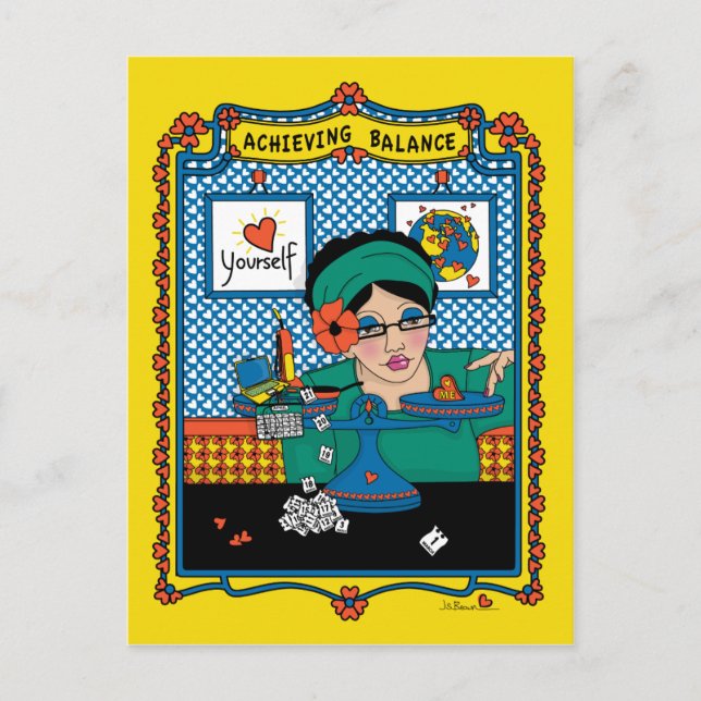 Erzielung eines Saldos_B_ Postkarte (Vorderseite)