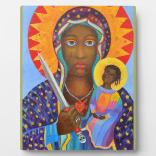Erzulie Dantor Black Madonna Voodoo Lwa Fotoplatte