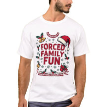 Erzwungener Familienspass Sarcastic Erwachsene Wei