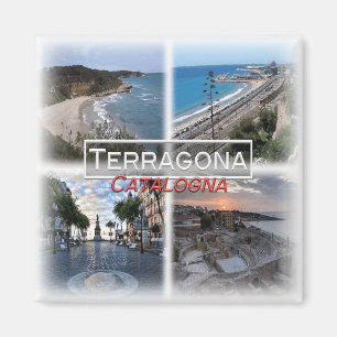 ES0128 Europa, Spanien, Katalogna, Terragona, Kühl Magnet