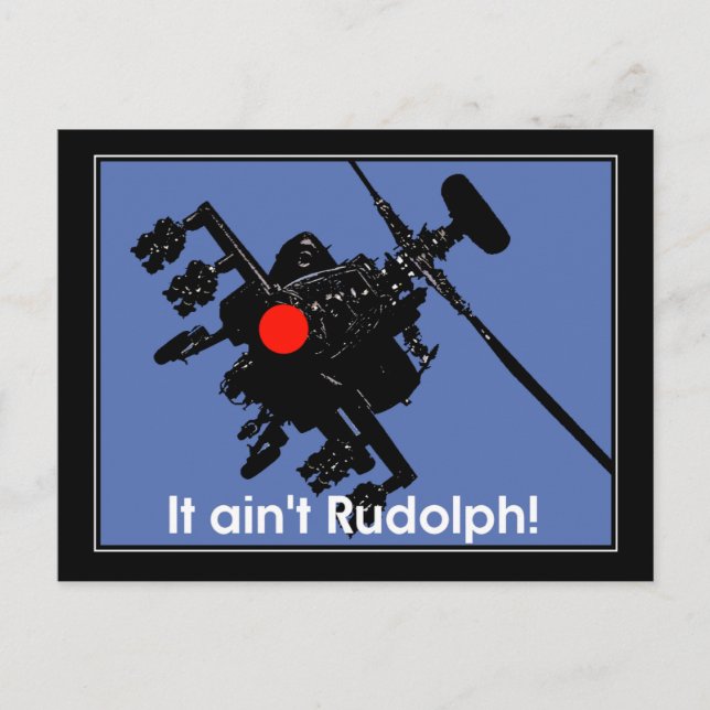 es aint rudolph postkarte (Vorderseite)