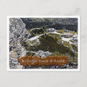 Es - Alphütte Duca d'Aosta - Dolomiti Postkarte