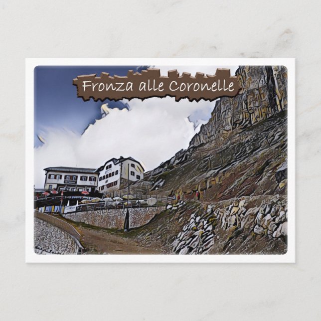 Es - Alphütte Fronza alle Coronelle - Dolomiti - Postkarte (Vorderseite)