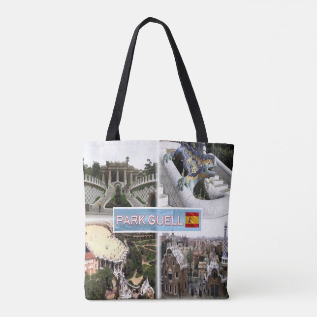 ES Barcelona - Park Guell Tasche (Rückseite)