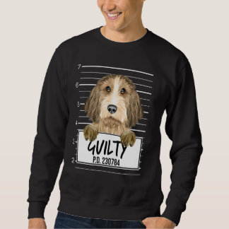Es Basset Griffon Vendeen Mugshot Guilty Dog Sweatshirt