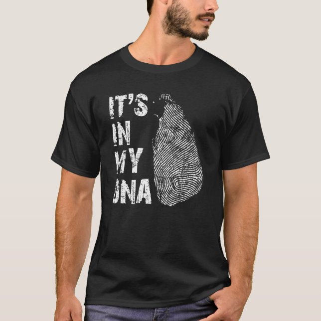 Es befindet sich in meiner DNA Sri Lanka Fingerpri T-Shirt (Vorderseite)