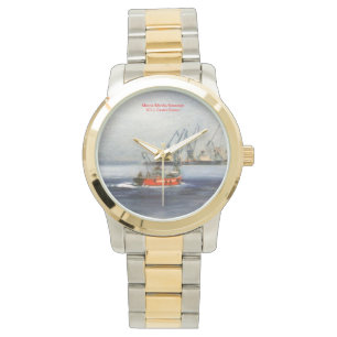 Es bemannt/bemannt/Seascape Armbanduhr