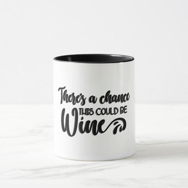 Es besteht die Möglichkeit, dass dies Wein sein kö Tasse (Zentrum)