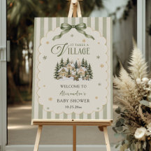 Es braucht ein Dorf Baby Shower