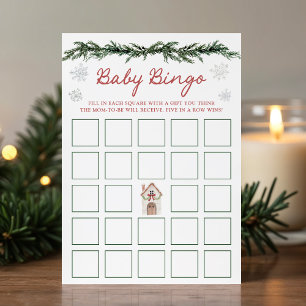 Es braucht ein Dorf Baby Shower Bingo Karte