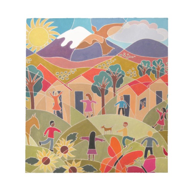 Es braucht ein Dorf Notizblock (Vorderseite)