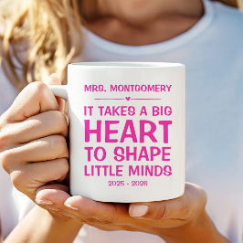Es braucht ein großes Herz, um kleine Gedanken zu  Kaffeetasse