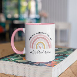 Es braucht ein großes Herz, um kleine Gedanken zu  Tasse