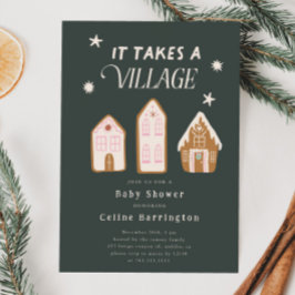 Es braucht eine Baby-Dusche für Dorfmädchen Einladung