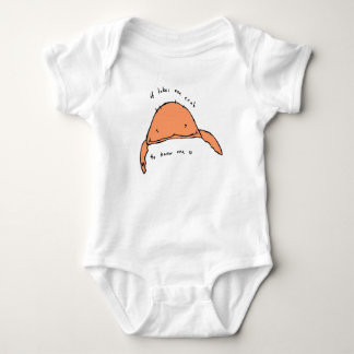 es braucht eine Krabbe, um eine zu kennen Baby Strampler