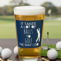 Es braucht eine Menge Balls Funny Golf Geschenk