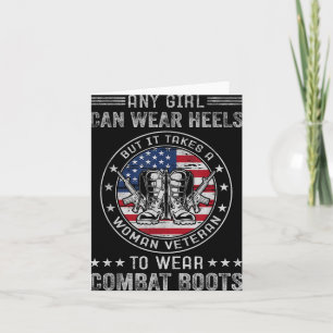 Es braucht einen weiblichen Veteran, Kampfstiefel Karte