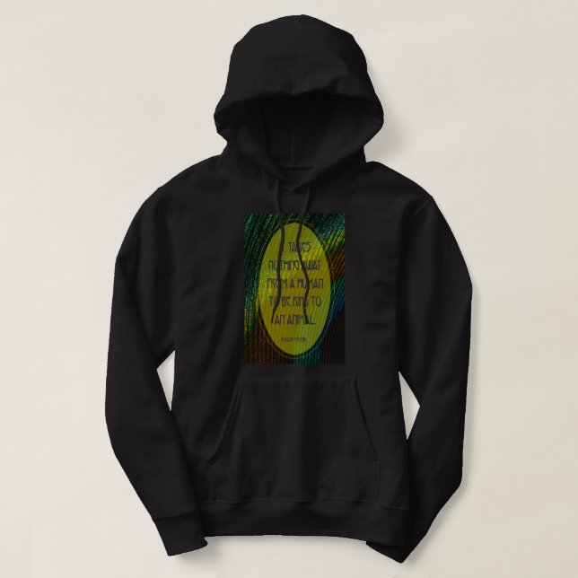 Es braucht nichts hoodie (Design vorne)