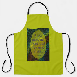 Es braucht nichts schürze