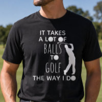 Es braucht viele Bälle, um Golf zu spielen, wie ic