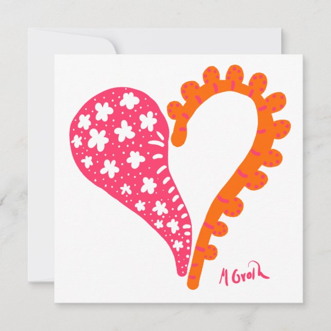 Es braucht zwei! Valentine Feiertagskarte (Vorderseite)