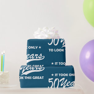 Es Brauchte Nur 50 Jahre, Um So Großartig Auszuseh Geschenkpapier