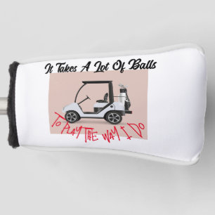 Es dauert eine Menge Balls Golf Head Cover Headcover