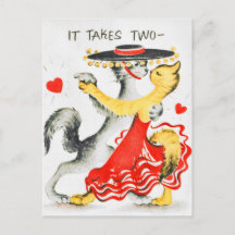 Es dauert zwei bis zwei Tangokatzen, die Valentine