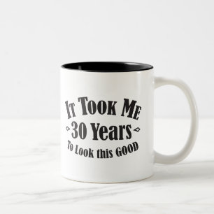 Es dauerte mir 30 dreißig Jahre, um dieses gute Zweifarbige Tasse