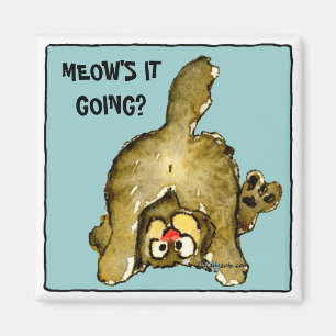 Es des Meows gehend? Niedlicher Katzen-Magnet Magnet
